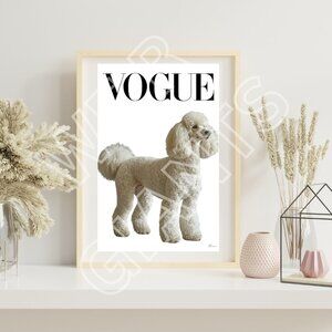 Luxury Vogue Poodle 11x17 Art Print